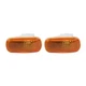 2pcs Amber Side Marker Indicator Lights For Honda Civic 2001-2009 Accord 03-07