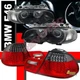 00-02 BMW E46 330ci 325ci Coupe Halo Projector Headlights Corner & LED Tail Ligh