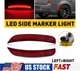 For 15-23 Chrysler 300 300C 300S 2X Rear & Bumper Signal Side Marker Light 2pcs For 15-23 Chrysler 300 300C 300S 2X Rear & Bumper Signal Side Marker Light 2pcs