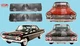 1961 Chevrolet Impala Belair Car Parking Turn signa Lamp Lens 5951966 Front Pair