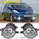 LED PAIR Front Bumper Fog Lights Driving Lamps Fit TOYOTA PRIUS 2012-2014 
