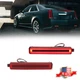 2 Red LED Rear Bumper Reflector Tail Brake Lights For Cadillac CTS Buick Enclave