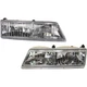 Headlights Set Halogen For 1995-1997 Mercury Grand Marquis GS LS