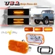2X Sequential Amber LED DRL Turn Signal Lights Lenses For 1966-1968 Ford Bronco