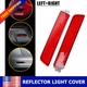 For Infiniti FX50 FX37 FX35 QX70 2X Rear Left Right Bumper Reflector Red Replace