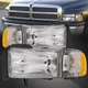 Fits 94-01 Dodge Ram Pickup 1500 2500 3500 Headlights and Corner Lights Halogen