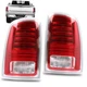 LED Tail Lights Compatible With Dodge Ram 1500 2500 3500 2013 2013-2018 LED Red