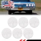 6PCS Clear Rear Tail Light Lens & Backup Lamp Lenses For 1964 Chevy Impala