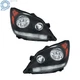 Front Headlights Black Halogen Factory Style For Honda Odyssey 2005-2010 Pair