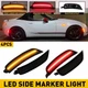 For 16-2022 Mazda MX-5 Miata Front Rear Side Marker Lights Turn Signal Smoked D