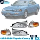 Headlight Set For 1995-1996 Toyota Camry Left and Right Side with Corner Lights