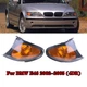 Yellow Corner Light Turn Signal Lamp For BMW 02-05 E46 3-SERIES 4 Door PAIR