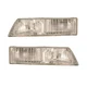 Headlights Front Lamps Pair Set for 95-97 Mercury Grand Marquis Left & Right