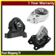 Manual Trans Mount For Chevrolet Cobalt HHR Pontiac G5 Pursuit 2.2 2.4L Set 3PCS