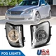 For 2006-2010 Lexus IS250 IS350 Fog Lights Bumper Lamps Replacement Clear Lens