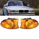 1 Pair Indicator Amber Corner Parking Light No Bulb For BMW 7-Series E38 95-01s