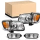 For Toyota Tacoma 2001-2004 Headlights Corner Signal Lights Bumper Lamps LH+RH