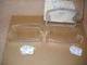 NOS Mopar 1970-1972 Duster Valiant Park/Turn Signal Lamp Lenses Clear Mint Pair!
