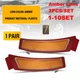 For 2011-2013 BMW E70 X5 LCI Amber Front Bumper Reflectors Side Marker 2-20x
