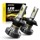2X AUXITO 9003 H4 LED Headlight bulb Kit High Low Beam 6500K White 20000LM B3 EC
