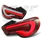For 2013-2020 Scion FR-S / Subaru BRZ Clear Lens DRL LED Rear Tail Lights 2PCS