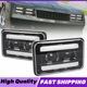 2pcs 4x6" LED Headlights DRL Turn Signal High Low Beam For Volvo 240 740 760