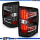 For 2014-2018 Chevy Silverado 1500 2500HD 3500HD LED Black Tail Lights Pair