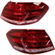 For Mercedes-Benz E Class Sedan Tail Light 2015 2016 Pair Passenger and Driver