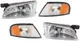 ALTIMA 98-99 HEAD LAMP RH AND LH Assembly Halogen 4-pc Kit with Corner Lights