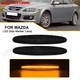 Smoked Lens Amber LED Side Marker Lights Turn Signal Lamp For 2003-2008 Mazda 6