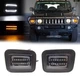For 2003-2009 Hummer H2 2PCS Clear LED Front Corner Turn Signal Parking Light