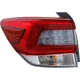 CAPA for 2020-2021 Crosstrek Rear Left Tail Lights Red & Clear Plastic C