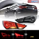 VLAND For 2011-14 Hyundai Sonata i45 6th Gen (YF) Tail Lights Brake Black Lamps