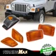 For 1997-2006 Jeep Wrangler TJ Amber Bumper Signal Fender Side Marker Lights Kit