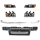 Headlight Driving Head light Headlamp  Driver & Passenger Side for Chevy