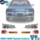Front Headlights + Corner Lights + Signal Lamp For 1995-1996 Toyota Camry