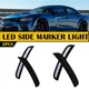 4X Smoked Side LED Marker Light for 2015-2022 Dodge Charger Widebody White Lens