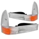 Fits 1999-2004 Ford F250 F350 F450 2000-2004 Excursion Clear Corner Lights Lamps