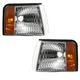 For 97-99 DeVille Corner Park Light Turn Signal Side Marker Lamp RH+LH Set PAIR