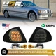 DEPO Black Smoke Corner Lights w/ Amber LED For 1999-2001 BMW E46 3 Series 4D/5D