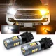 3157 Switchback LED Front Turn Signal Light Bulb DRL For Toyota Tundra 2000-2020