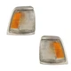 Parking Corner Signal Lights Pair Set for 92-95 Toyota  2WD (Chrome)
