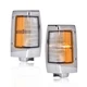 Fit For 90-97 Nissan D21 Pickup Chrome Parking Corner Side Marker Signal Lights
