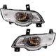 CAPA For 2009-2012 Traverse Parking Light Clear Plastic SET PAIR