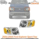 Headlights + Corner Lights Assembly For 2001-2005 Ford Explorer Sport Trac