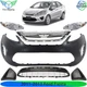 ront Bumper Cover Fascia & Grille Assembly Chrome For 2011-2013 Ford Fiesta