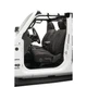 Bestop 29290-35 Bucket Seat Cover Black Diamond Vinyl For 18-24 Jeep Wrangler