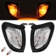 Turn Signal Corner Lights Front Lamps Black Trim LH & RH For Toyota Tacoma 01-04