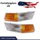 fit Jeep 07-17 patriot parking light turn signal directional lamp front pair set