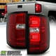 2014-2018 Chevy Silverado 1500 Lumileds LED Neon Bar Tail Lights Lamps Red Clear